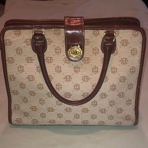 Brahmin Canvas/Leather Handbag